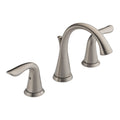 Stainless Two Handle Widespread Bathroom Faucet B931