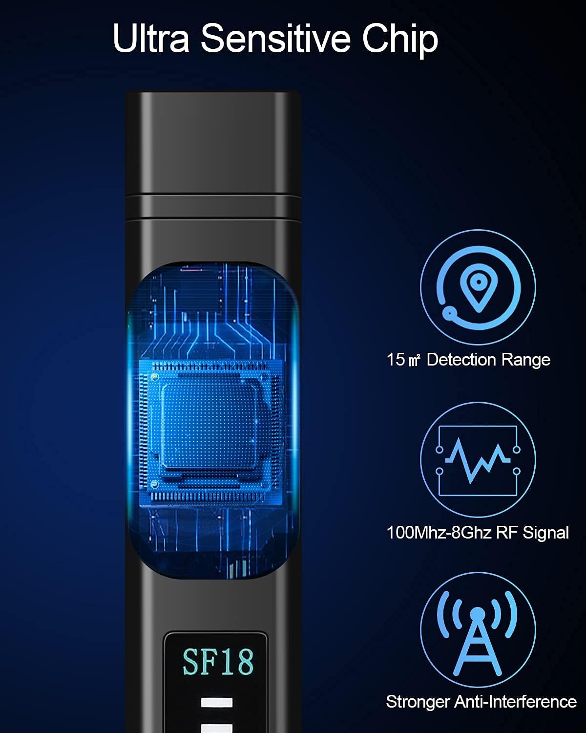 Hidden Camera Detector with 12 Levels Sensitivity Y7692