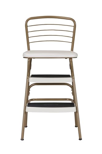 Black Chair and Step Stool N3489