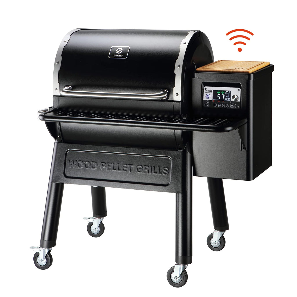 Wood Pellet Grill & Smoker with WIFI, PID Controller, 709 sq. in, Black R6998