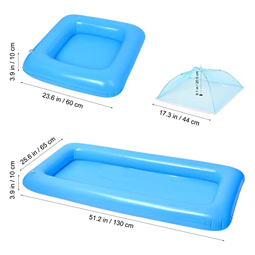2Pcs Inflatable Serving Bar with Drain Plug Z736
