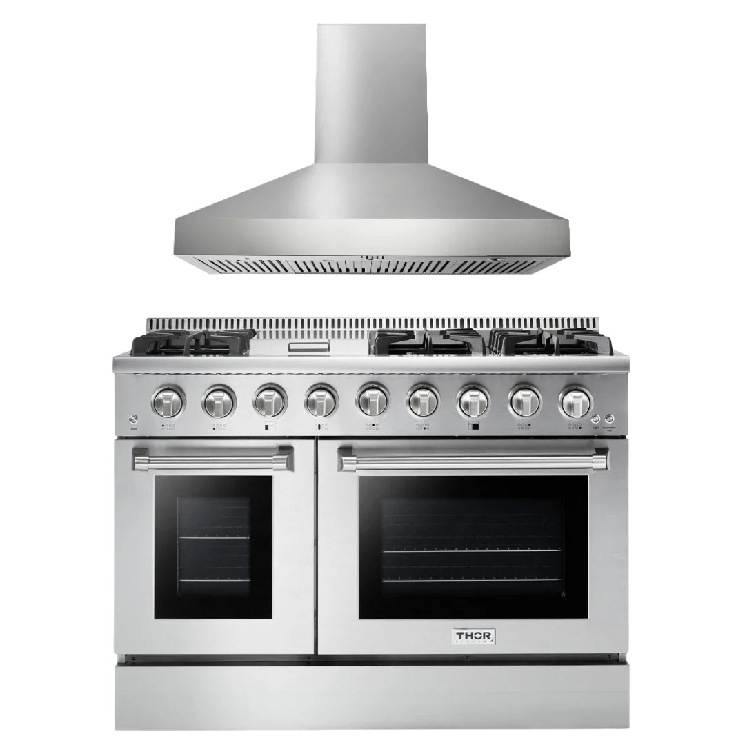 48 Propane Gas Range and Range Hood X311