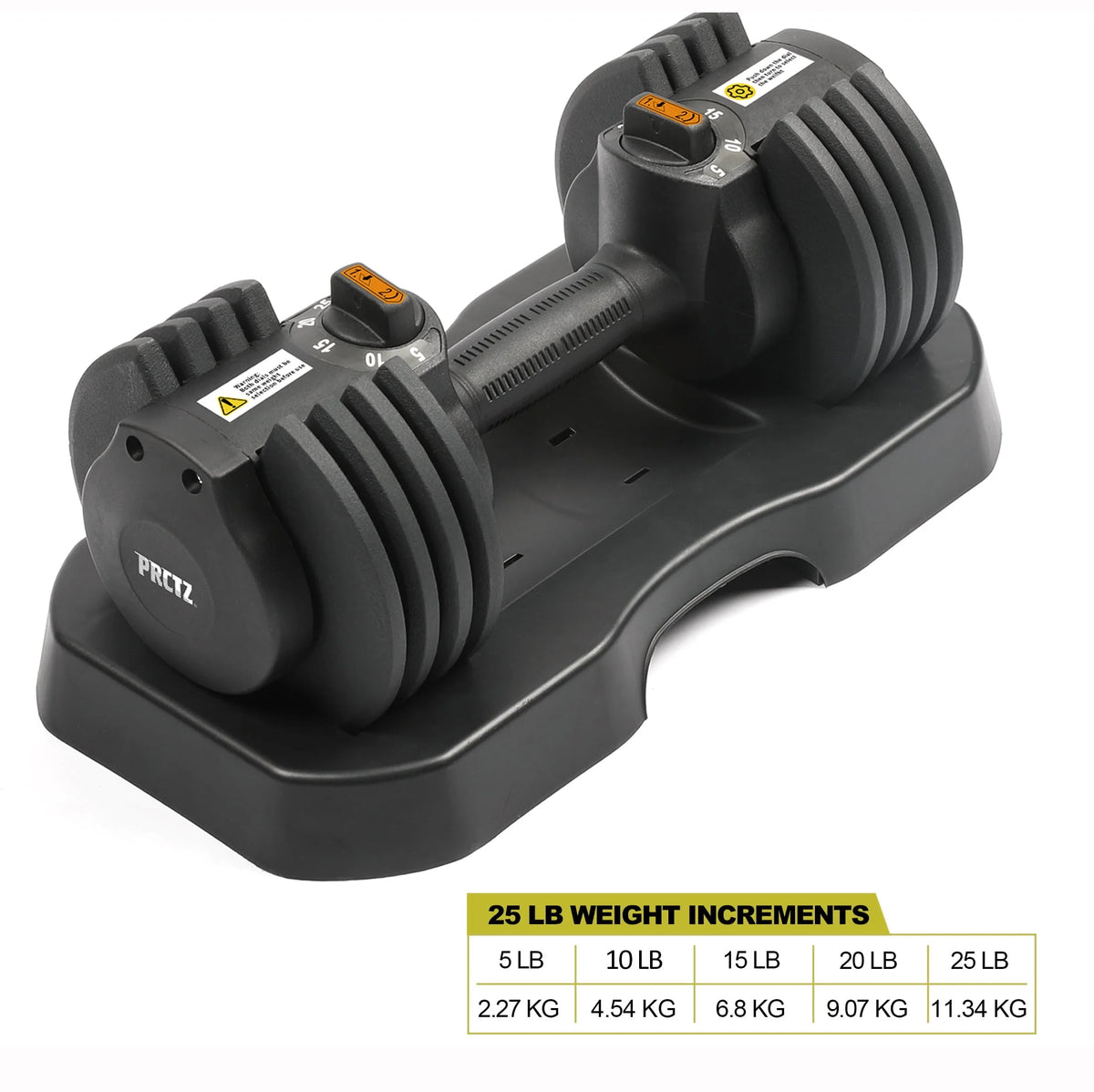 10-30lb Adjustable Dumbbell Pair with Stand J97921