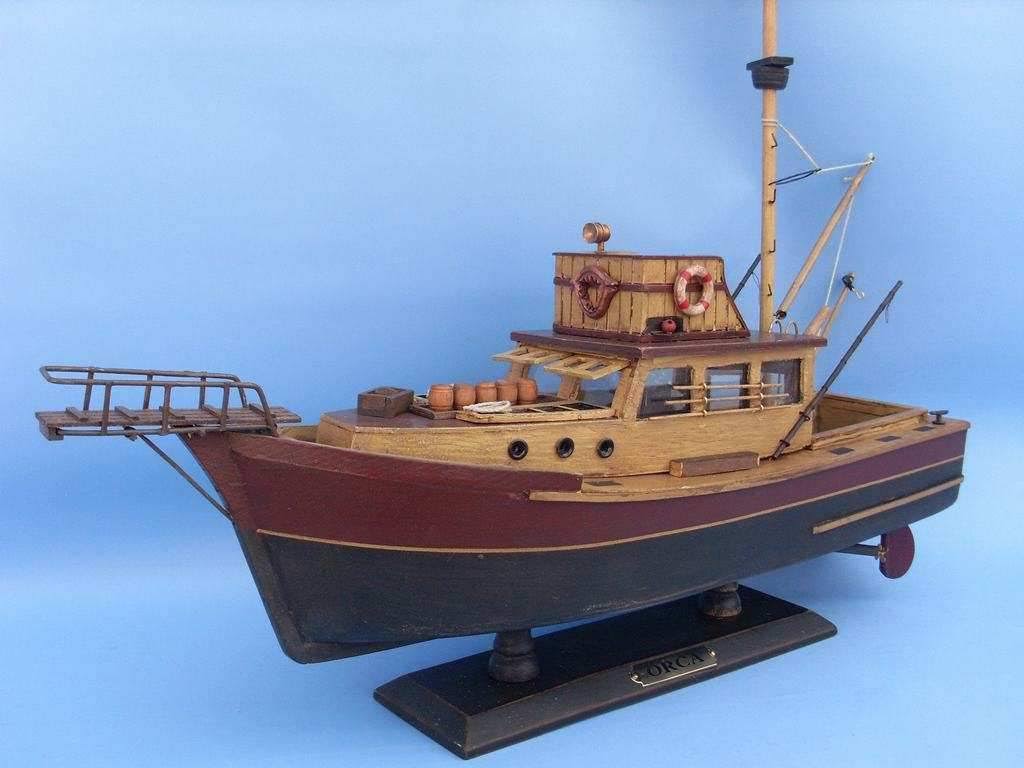 Wood Model Boat Nautical Decoration T203