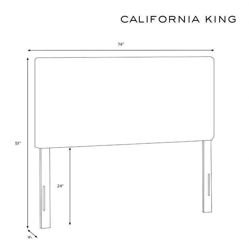 Velvet Channel Headboard California King F788538