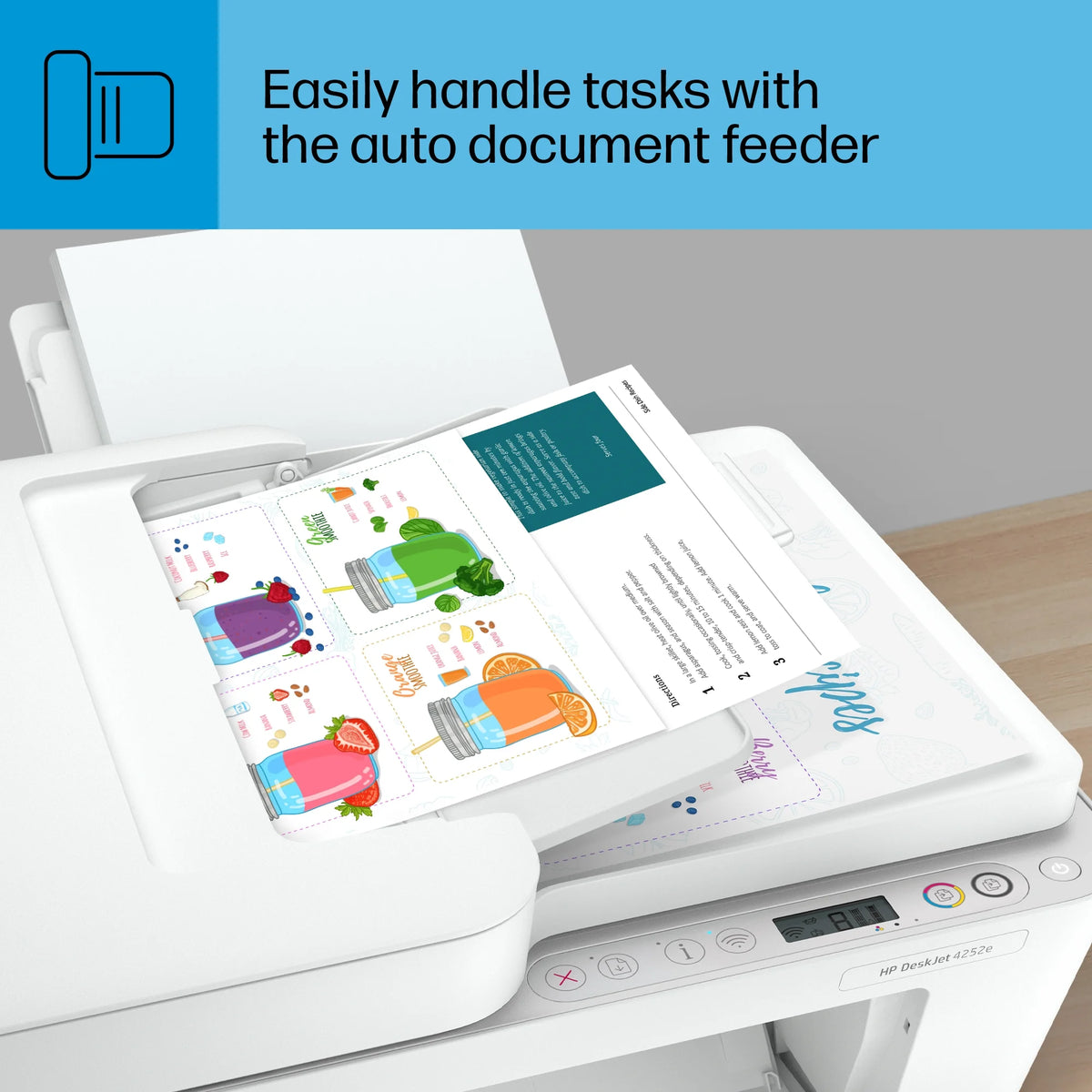 Wireless All-in-One Color Inkjet Printer, Scanner, Copier D95074