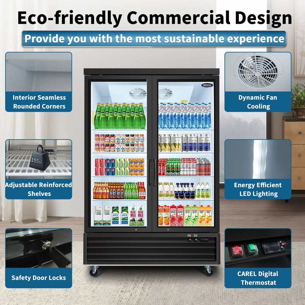 Glass Door Merchandiser Refrigerator 44.7 Cu.ft W9457