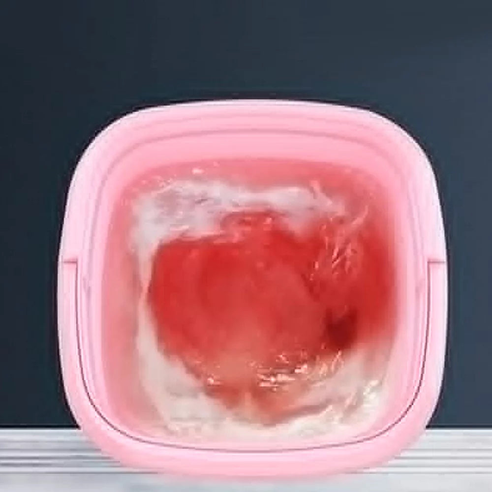 Compact 4.5L Foldable Pink Washing Machine P578