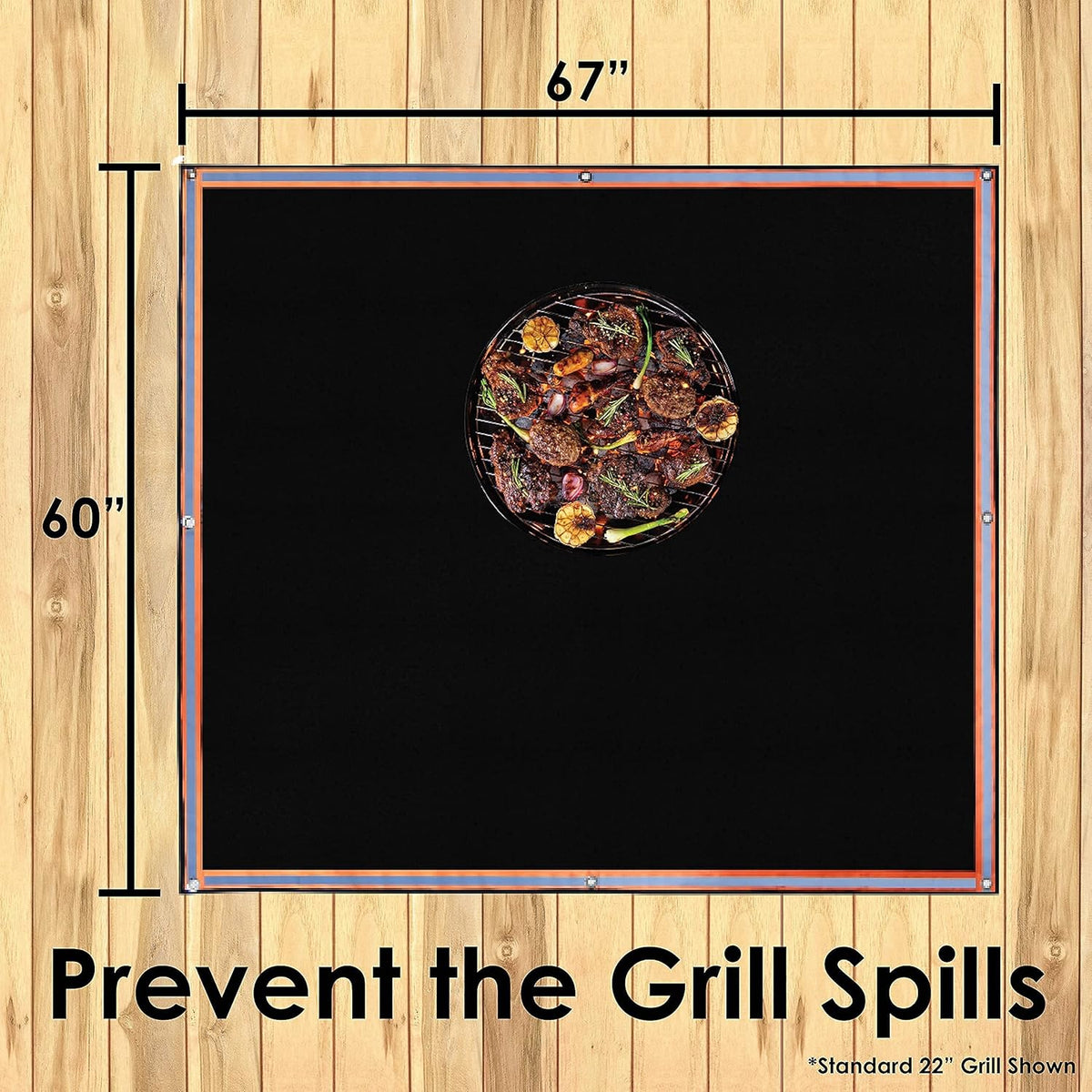 Fireproof 3 Layer Fire Pit Mat G173