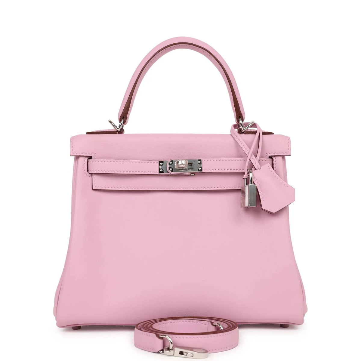 Mauve Sylvestre Swift Palladium Hardware Handbag V65314