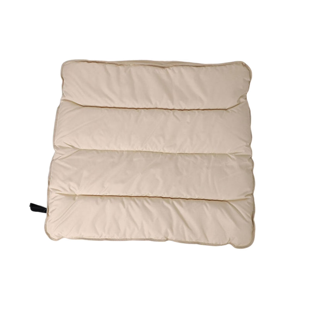 Khaki Folding Beach Lounger Cushion 103cmx91cm A68121