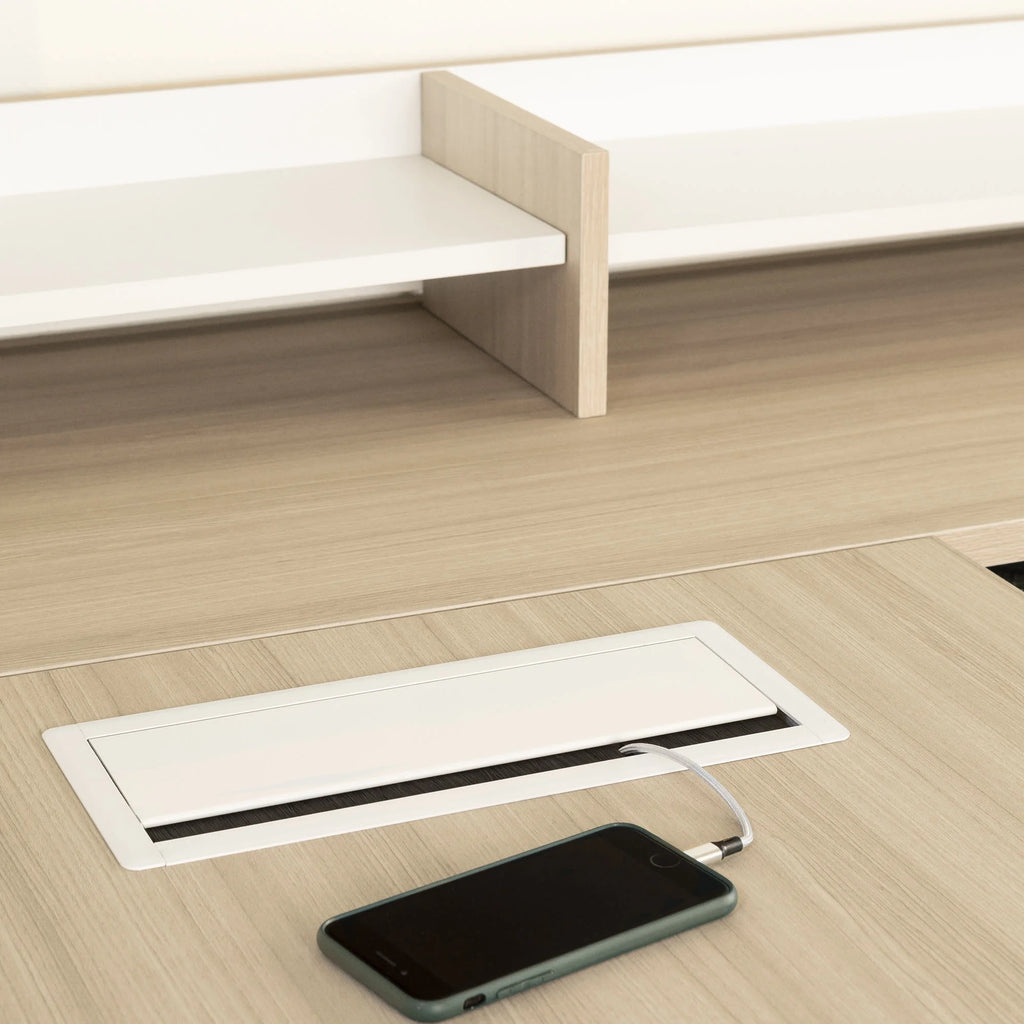 L-Shaped Desk with Power Bar L7732