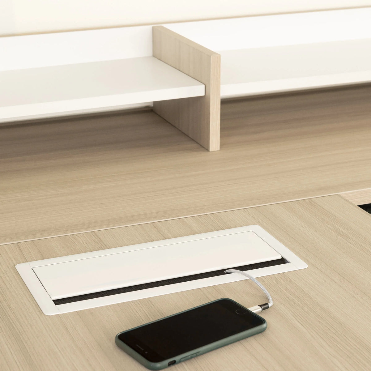 L-Shaped Desk with Power Bar L7732