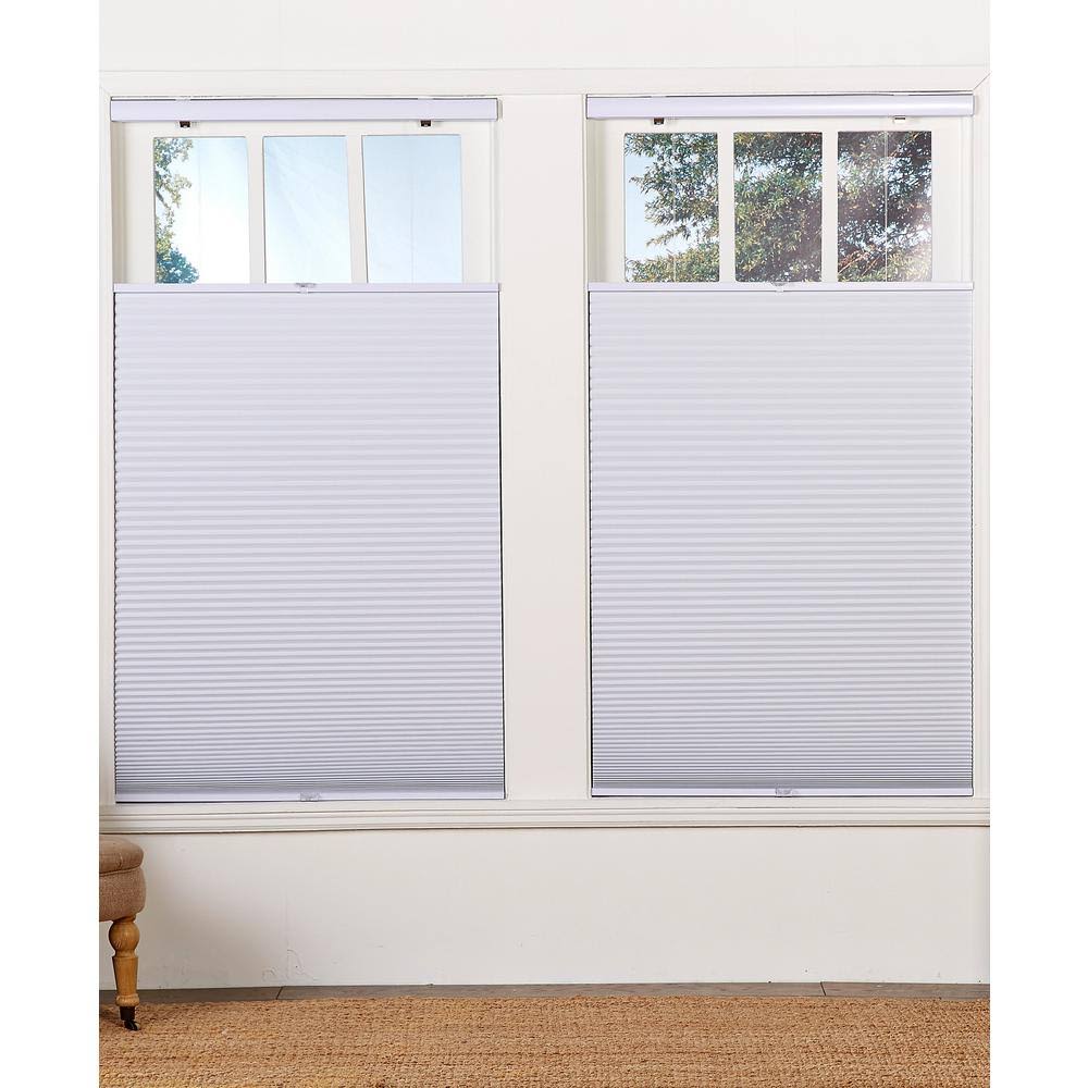 White Cordless Blackout Cellular Shade M438110