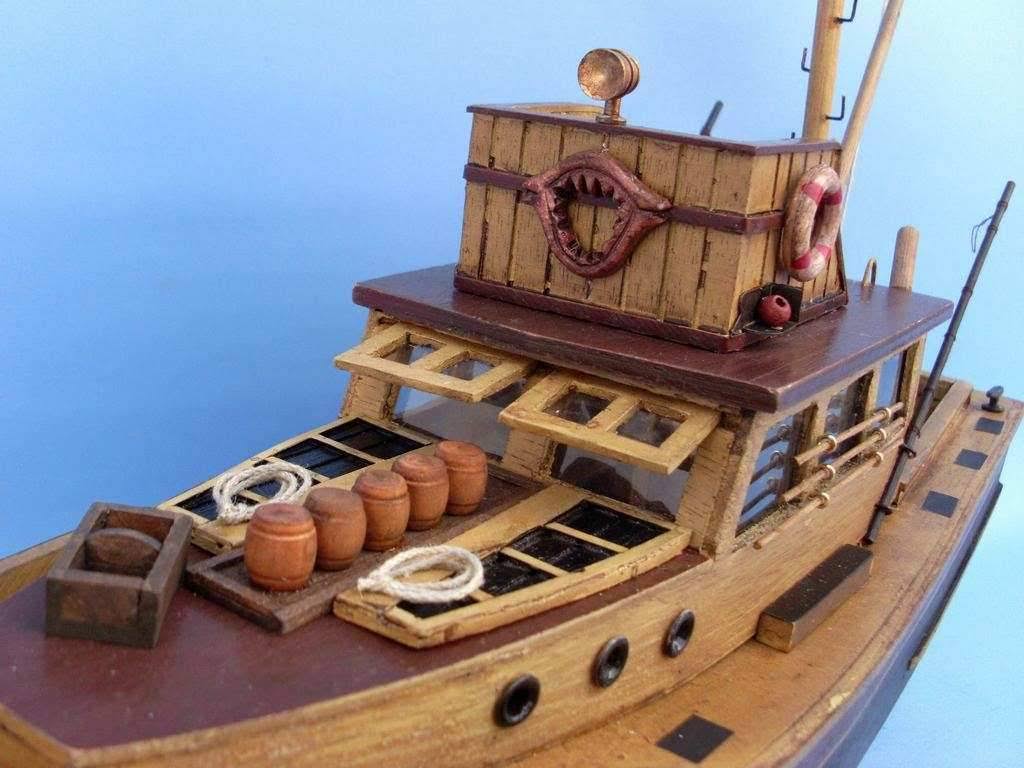 Wood Model Boat Nautical Decoration T203