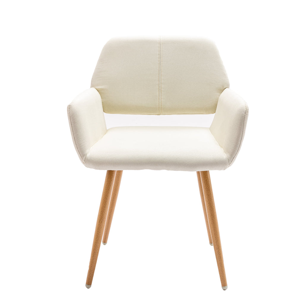 Modern Fabric Accent Chair with Metal Legs Y275423