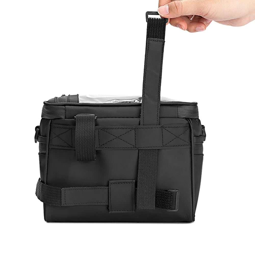 Bicycle Handlebar Bag Front Tube Bag Shoulder Bag Carrier Pouch Z5313