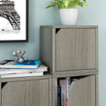 Grey Stackable Cube Storage Organizer D1727