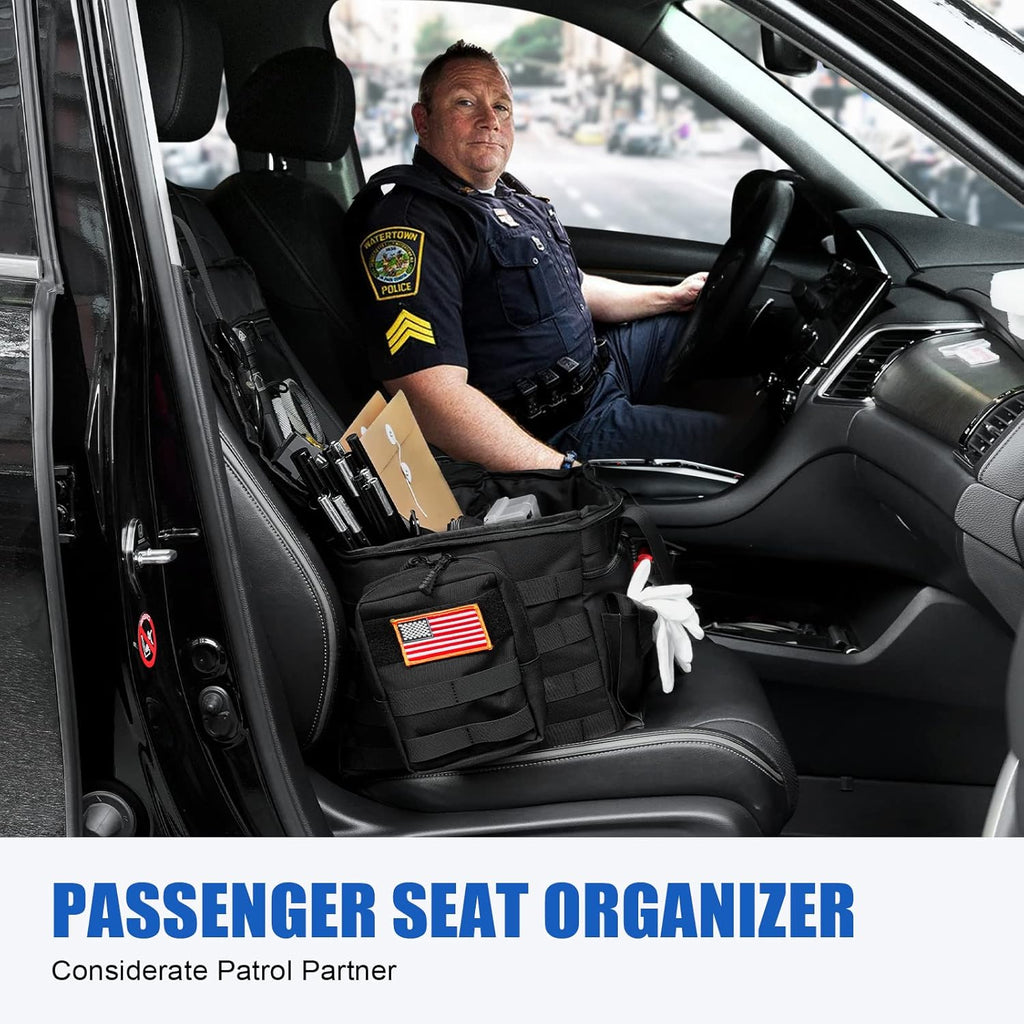 Police Tactical Bag Front Seat Patrol Organizer K511