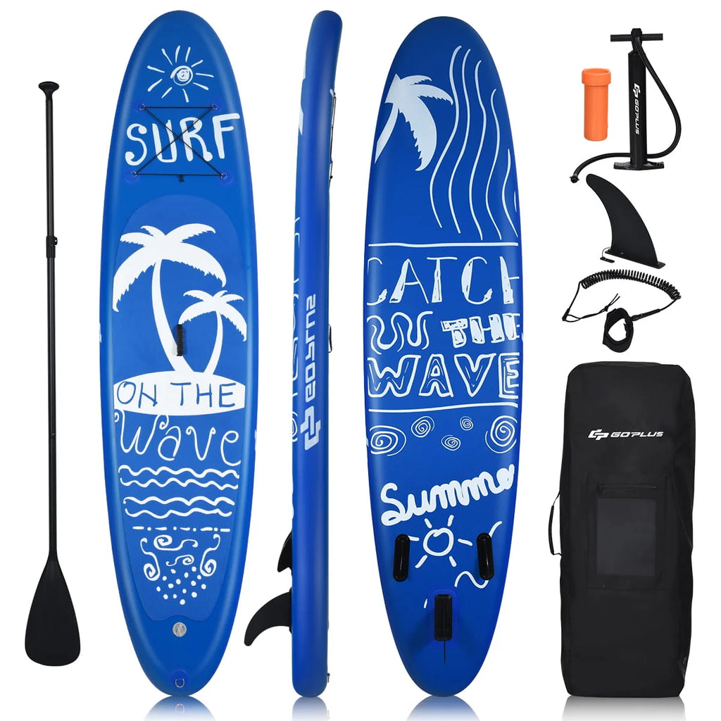 11' Inflatable Stand Up Paddle Board with Carry Bag N684