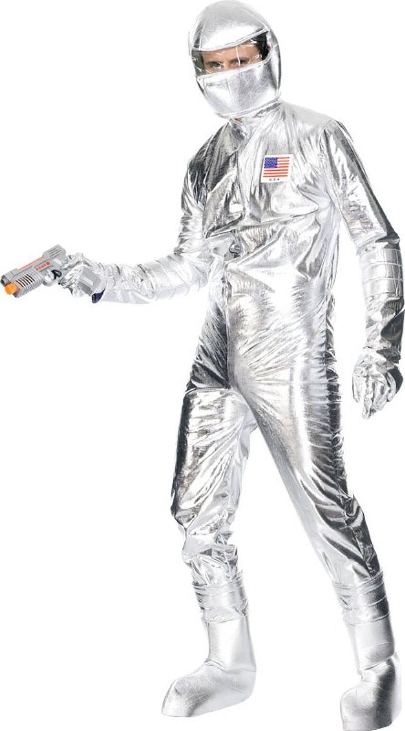 Silver Medium Mens Spaceman Costume U50334