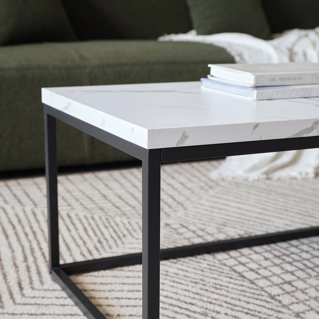 White Marble Coffee Table Z836410