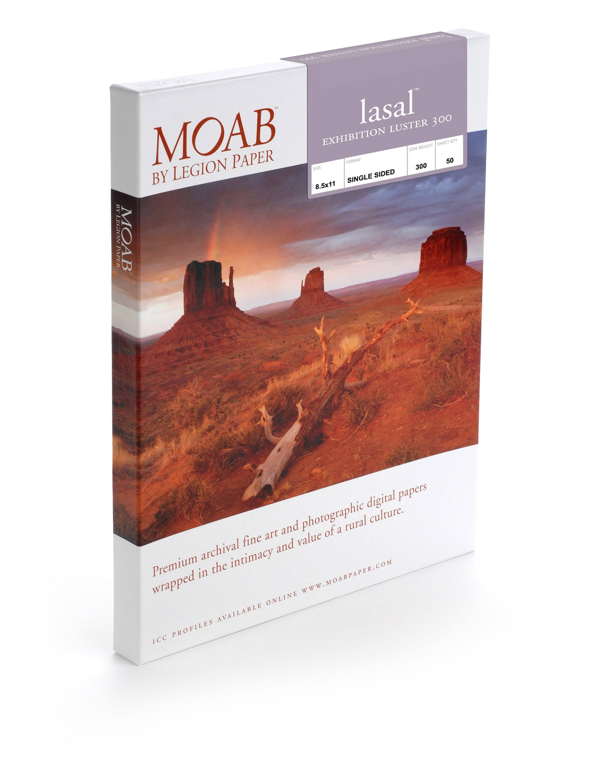 Moab Lasal Exhibition Luster 300 Paper (11 x 17x22) 50 Sheets I7448