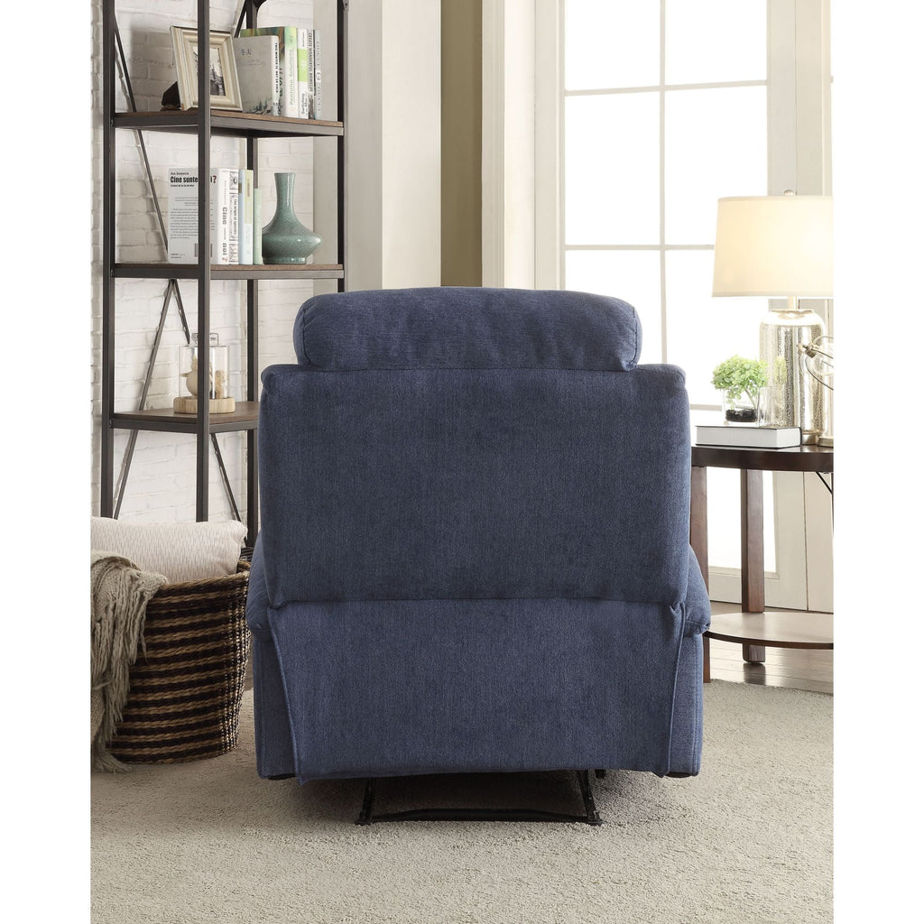 Blue Velvet Recliner E143