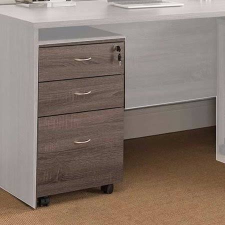 Grey 3-Drawer Vertical Filing Cabinet P37112