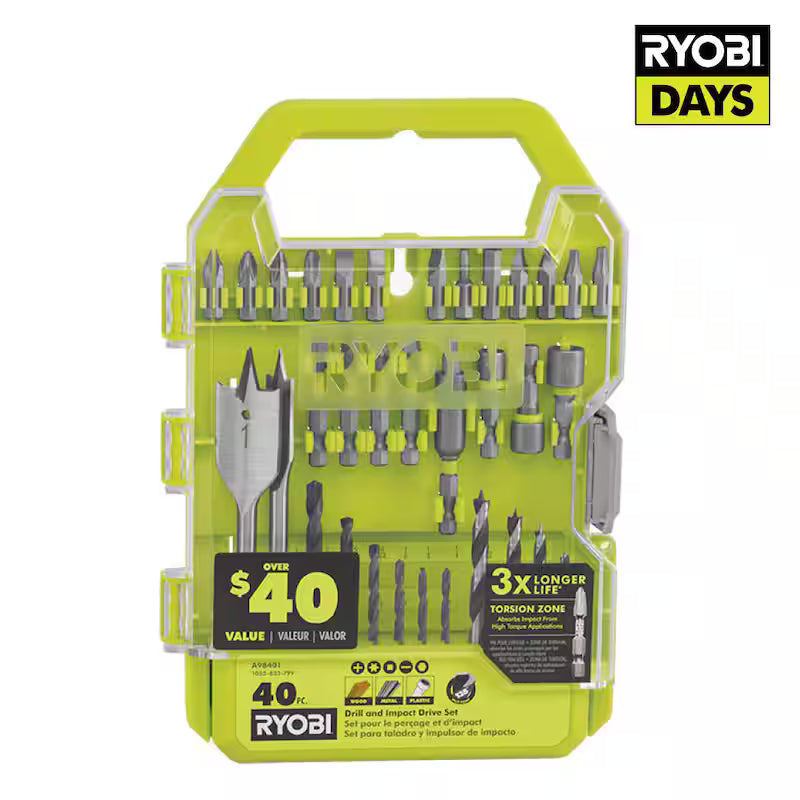 Drill and Impact Drive Kit (40-Piece) U340