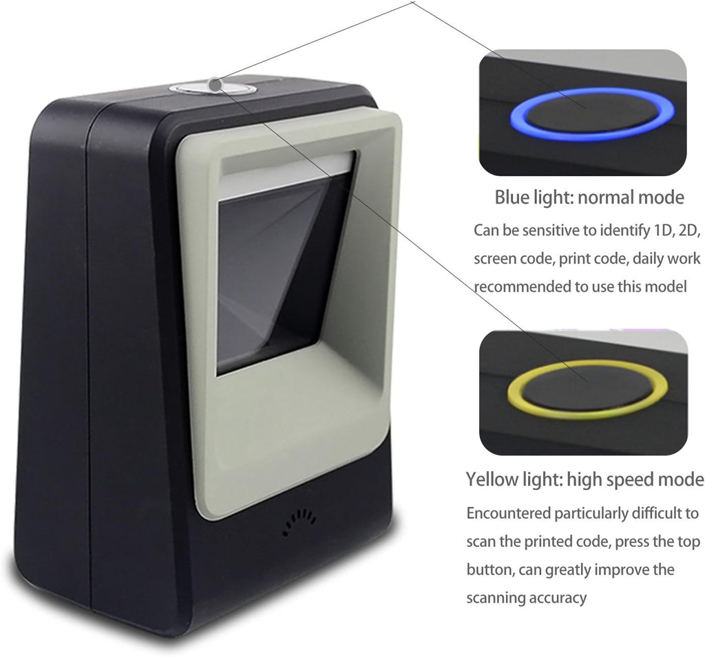 Hands-Free USB Barcode Scanner I2663