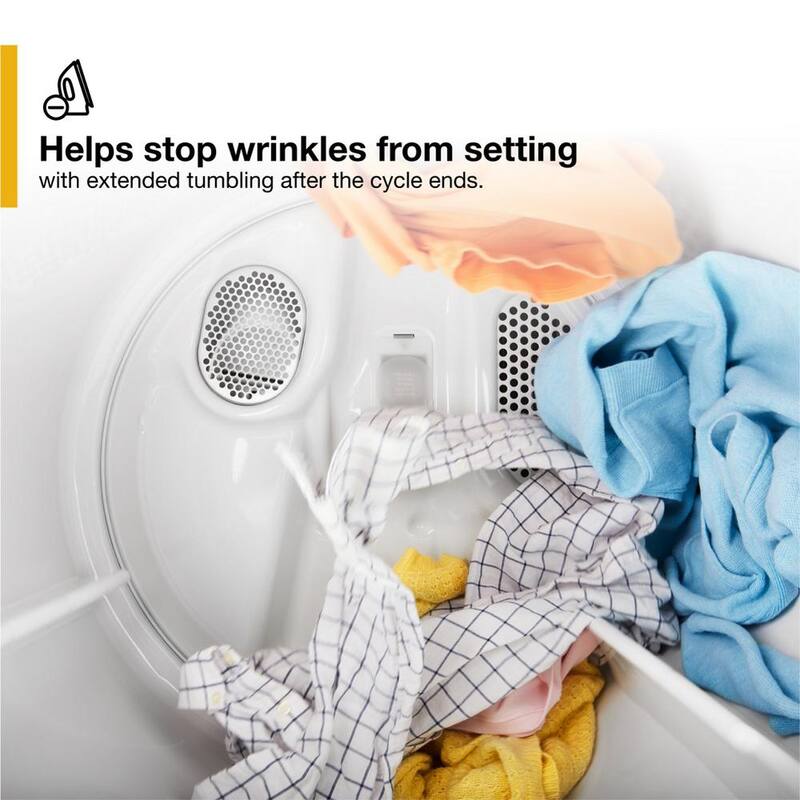 White 7 cu. ft. Electric Dryer K9979