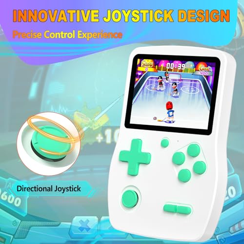 Blue Handheld Games with 3.0" IPS Screen and Rechargeable Battery M493