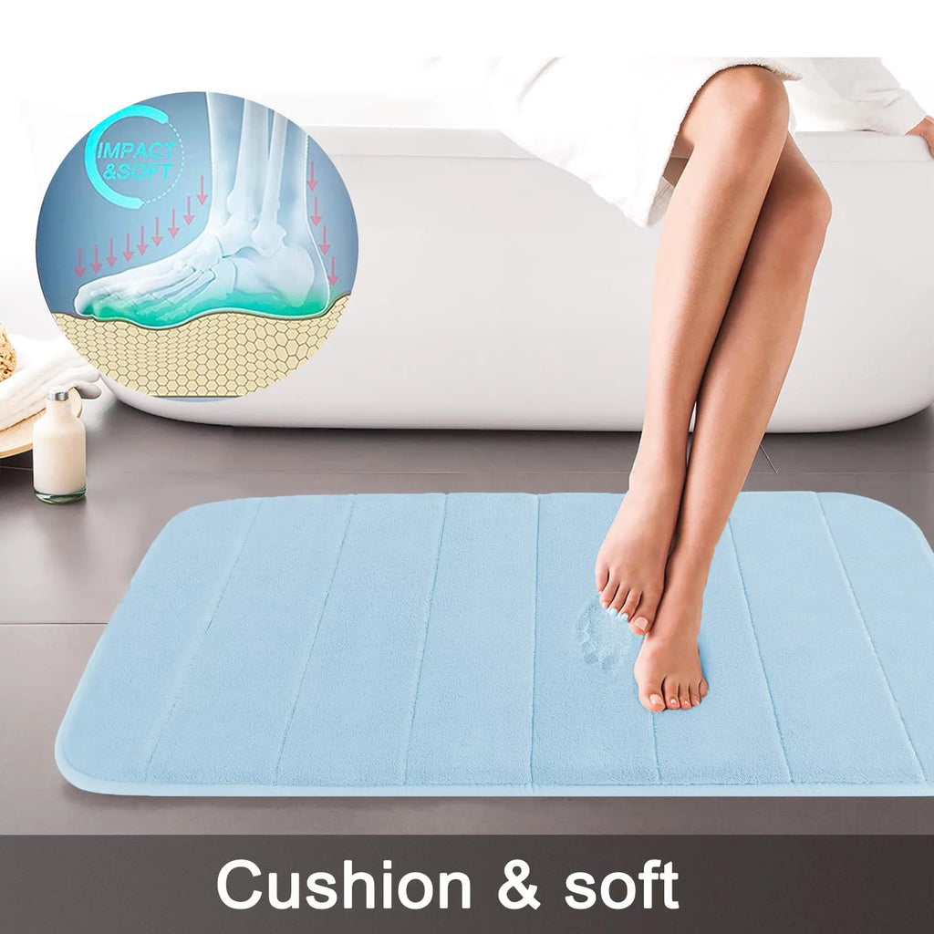3 Piece Soft Non-Slip Bath Mat Set F4964