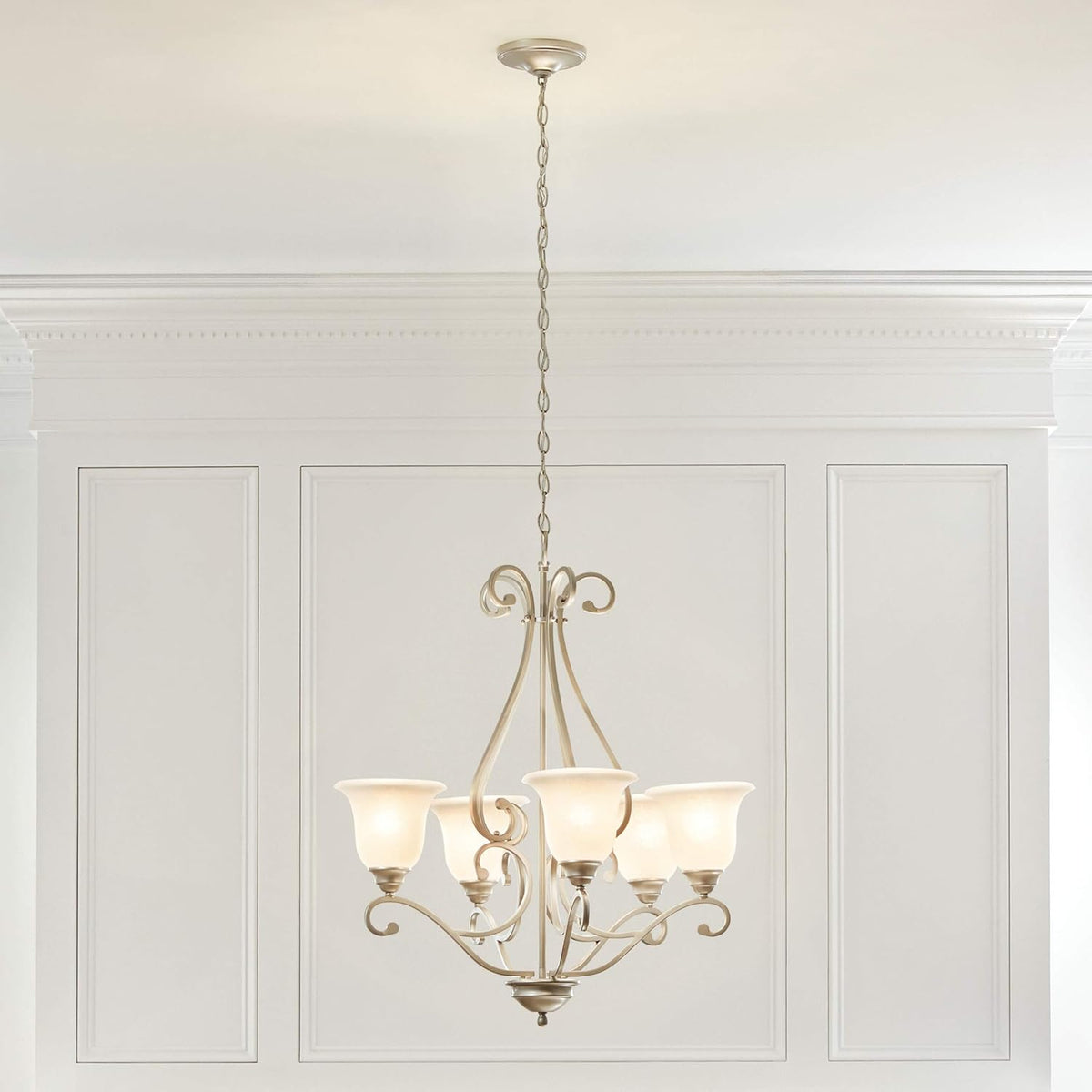 9 Light Two Tier Chandelier T8994