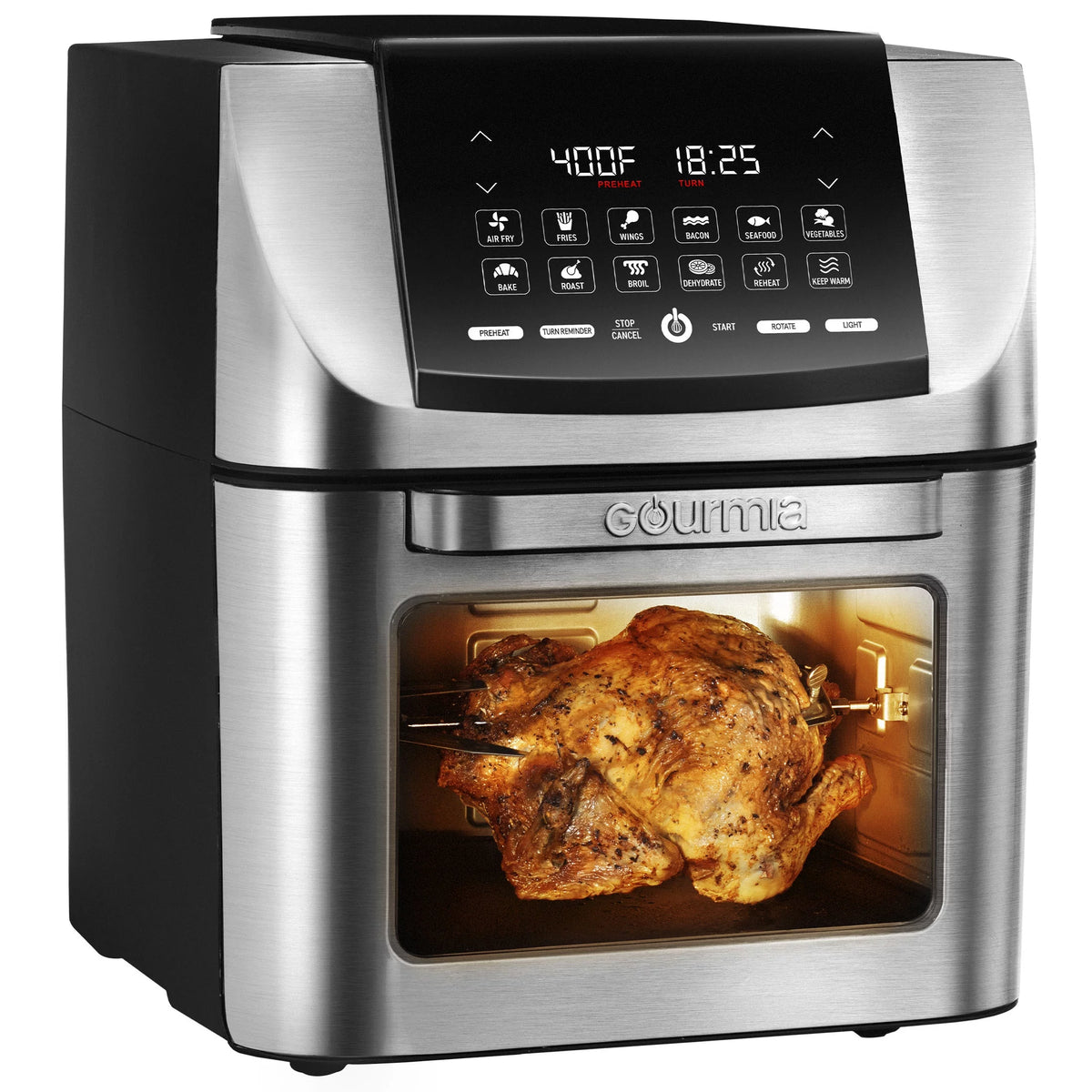14 QT Air Fryer with Rotisserie and Dehydrator E3541