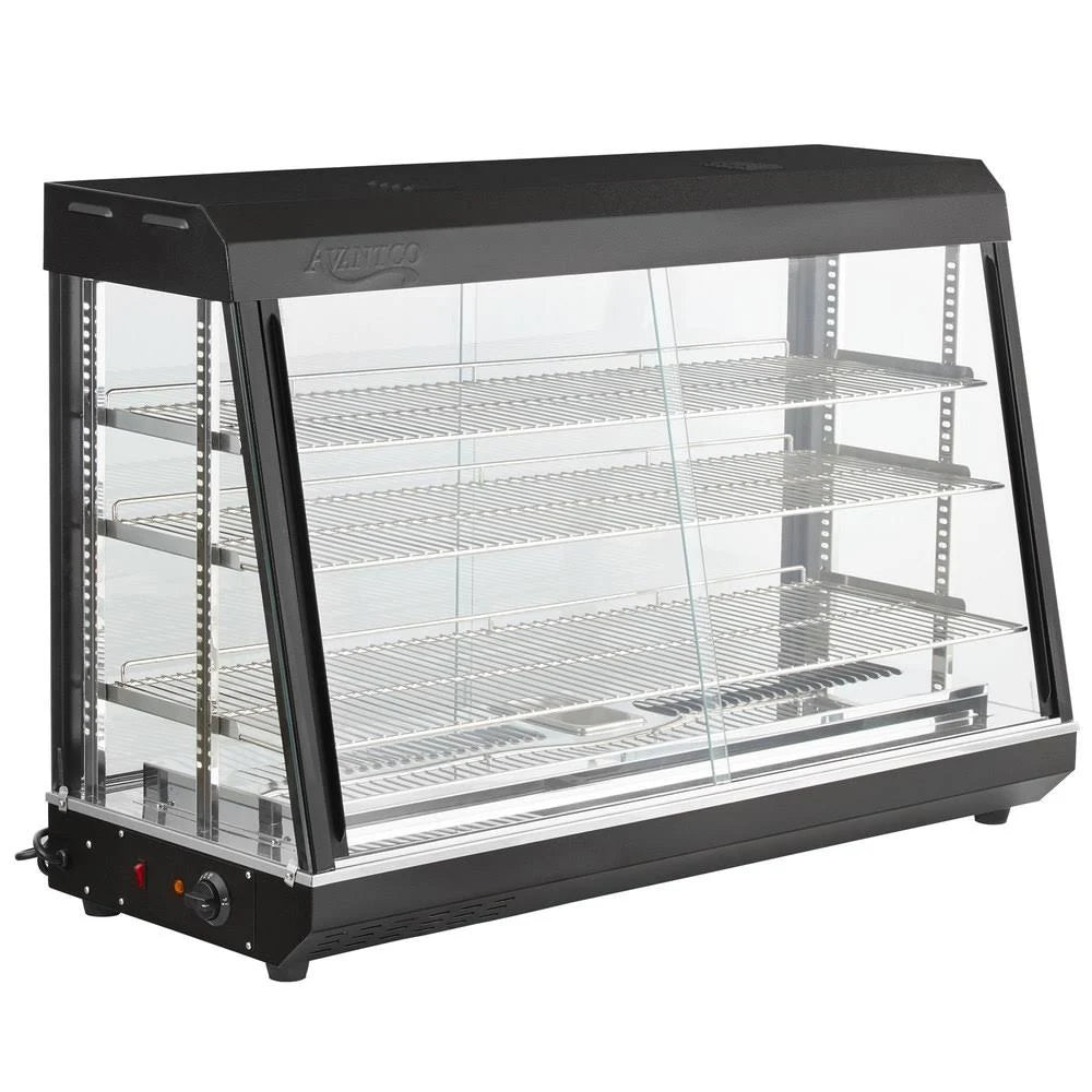 48" Countertop Heated Display Case with Sliding Doors D45560