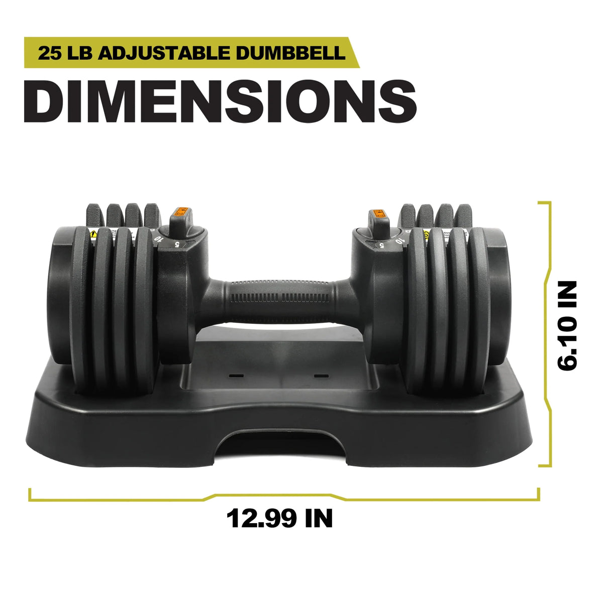 10-30lb Adjustable Dumbbell Pair with Stand J97921