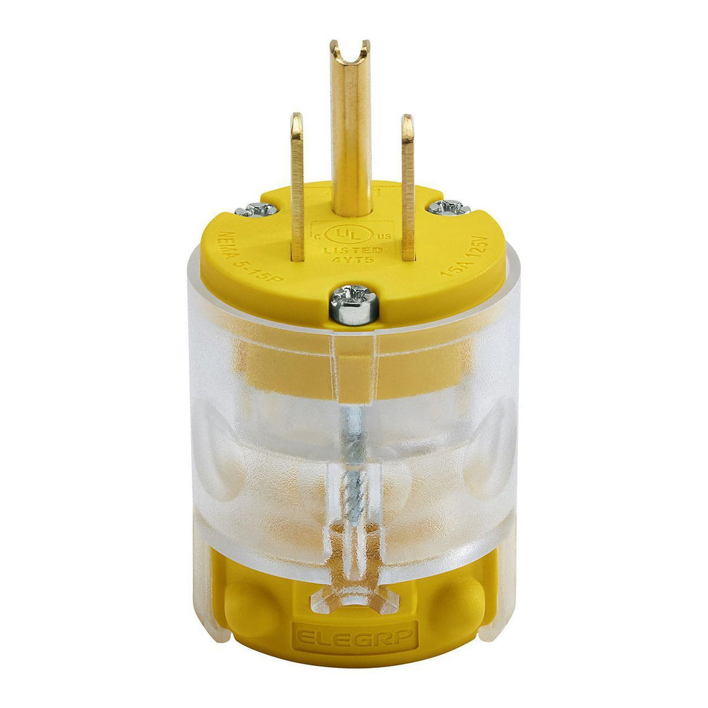 15 Amp Light Up Male Plug I1745
