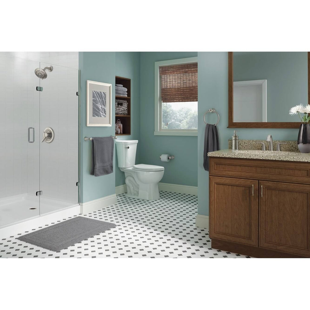 Stainless Two Handle Widespread Bathroom Faucet B931