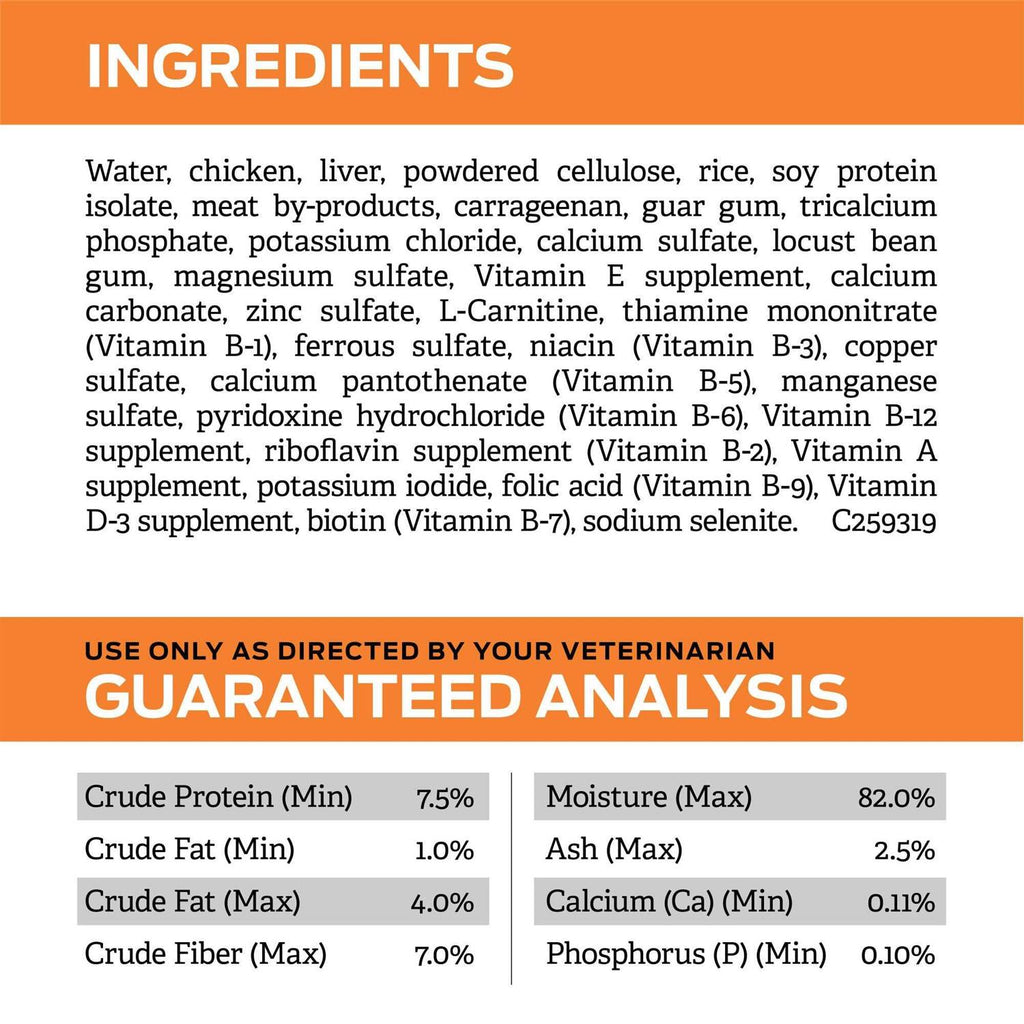 Overweight Management Formula Canned Dog Food C7683