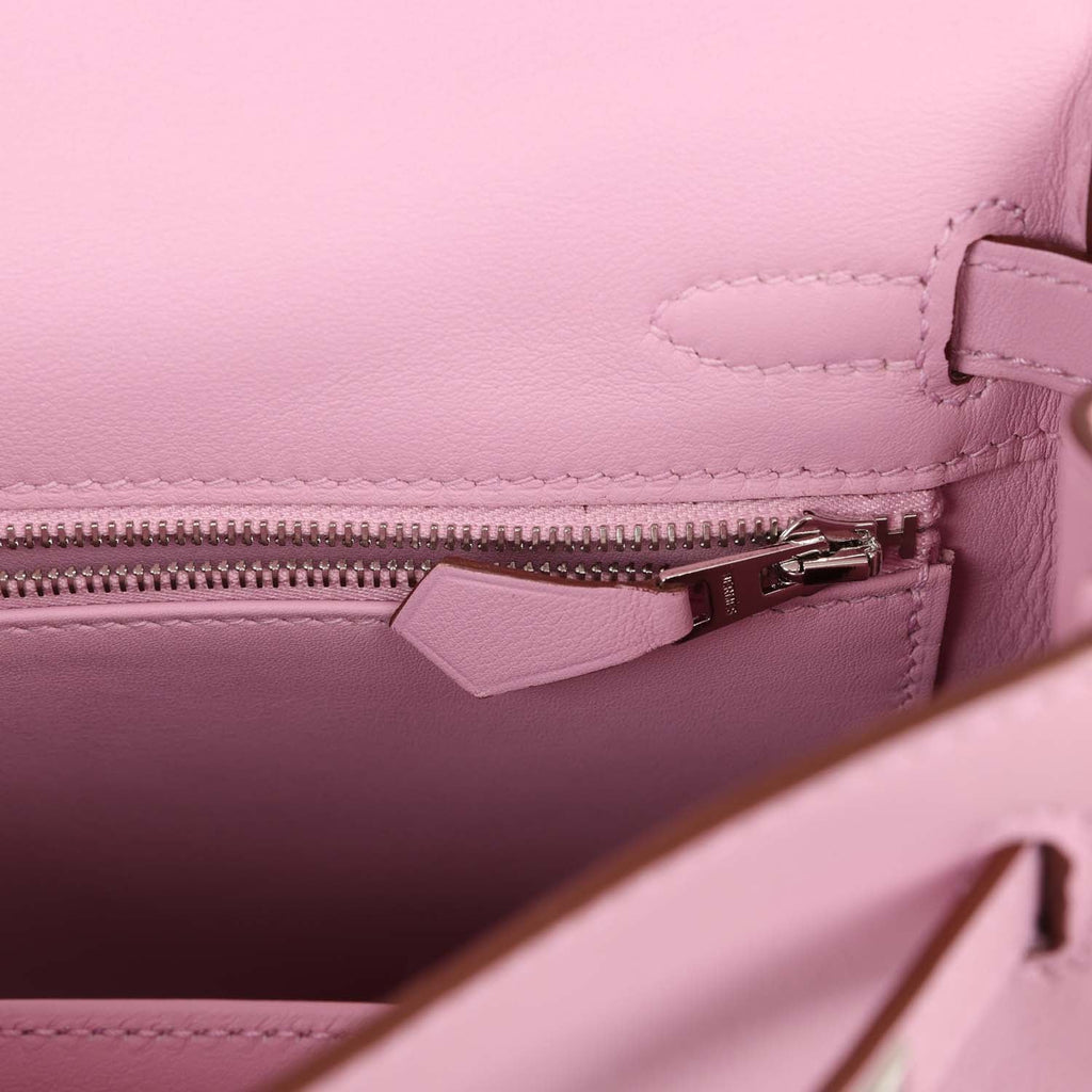 Mauve Sylvestre Swift Palladium Hardware Handbag V65314
