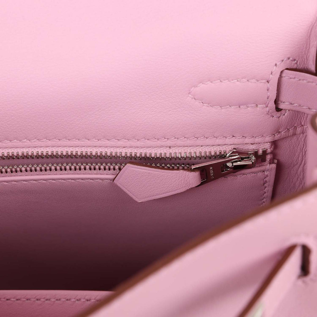Mauve Sylvestre Swift Palladium Hardware Handbag V65314