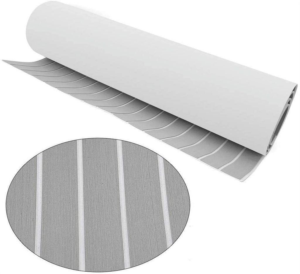 EVA Foam Faux Teak Decking Sheet Boat Flooring Mat 94.5" x 35.4" x 0.24'' W455841