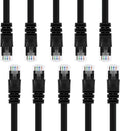 20-Pack Cat5e Ethernet Patch Cable 10 Feet Black G21228
