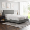 Twin Linen Bed Frame U98250