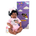 Black 17 Inch Soft Body Baby Doll with Accessories O180905