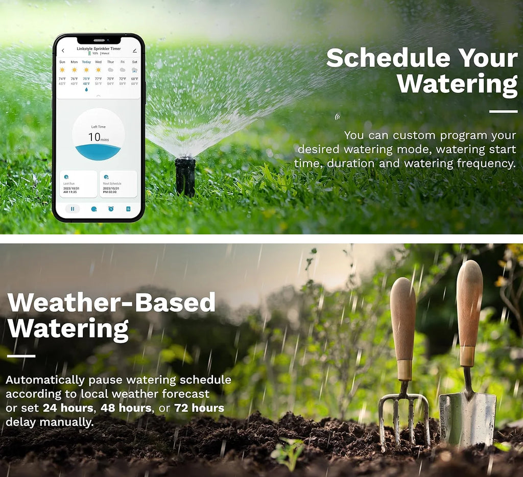 Wi-Fi Faucet Water Timer Controller with App & Voice Controls V96409