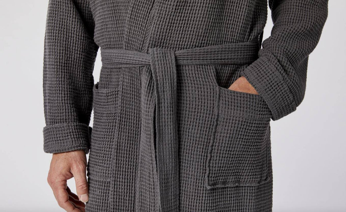 Organic Waffle Robe O619973