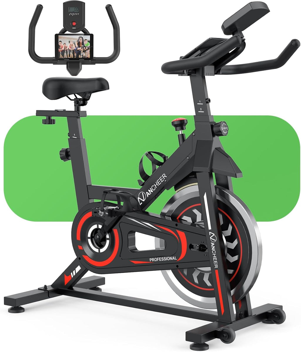 Stationary Exercise Spin Bike with LCD Monitor B85278